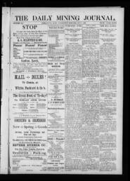 The Daily Mining Journal, 1888-05-02