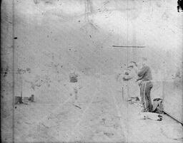 Track--(?)Michigan May 5, 1960: One Runner on Track and Spectators