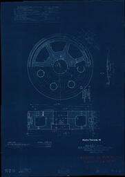 22 Inch H.P. Piston and 2 Inch x 48 Inch x 48 Inch Vert Cross [Vertical Cross Section?] Comp Engine Plan