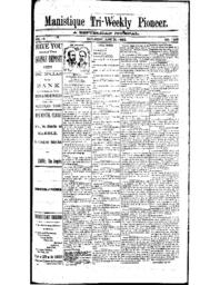 Manistique Tri-Weekly Pioneer, 1892-06-25