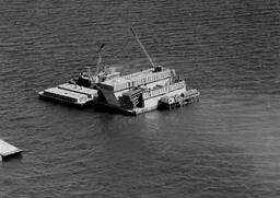 Concrete mixing for Mackinac Bridge (3 of 4)