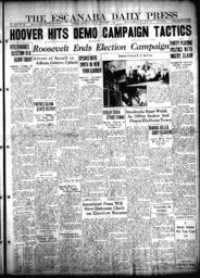 The Escanaba Daily Press, 1932-11-06