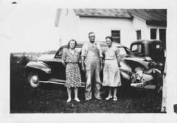 Andrew Benson with Sisters Emma and Mary