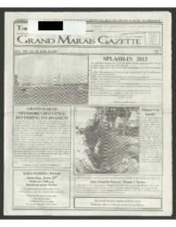 Grand Marais Gazette, 2013-06-20