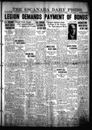 The Escanaba Daily Press, 1932-09-16