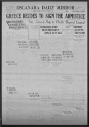 Escanaba Daily Mirror, 1922-10-12