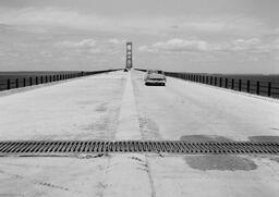 Expansion joint on the Mackinac Bridge