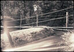 (135-009) Makeshift Bridge after Flood (2 of 3)