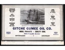 Gitche Gumee Oil Company Poster, Undated (1 of 2)