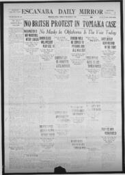 Escanaba Daily Mirror, 1923-11-27