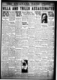 The Escanaba Daily Press, 1923-07-21