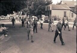 (127-007) Boys in Ontonagon Fourth of July Parade