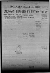 Escanaba Daily Mirror, 1921-11-11