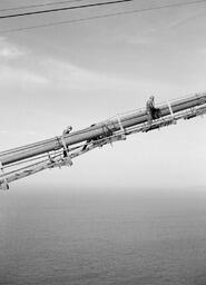 Cable spinning during Mackinac Bridge construction (21 of 33)