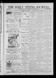 The Daily Mining Journal, 1890-11-05