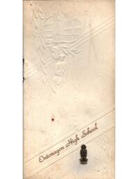 Ontonagon High School Commencement Program, 1959