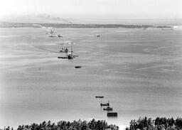 Aerial View of Mackinac Bridge Construction (27 of 77)