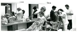 Customers and Students in Hair Salon (Part of the NMU Historic Photographs Collection)