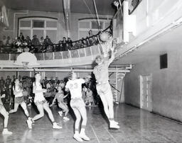 (178-01) Basketball--NAIA Victory Celebration 1958