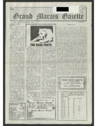 Grand Marais Gazette, 1994-11-03