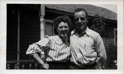 Tom and Dorotha Ross in Striped Shirts