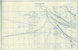 Cliffs Shaft Mine "B" Shaft Mine in Ishpeming, Michigan Railroad Map