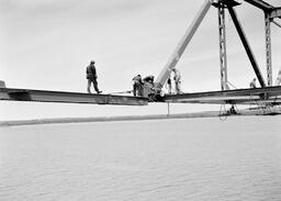 Finishing up roadway span for the Mackinac Bridge (1 of 7)