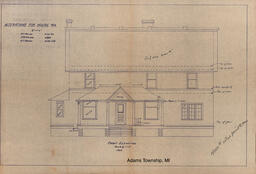 Plans for Alterations for House #26 (1 of 4)