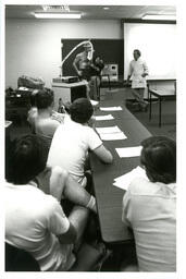 Class Watching Man Exercise (Part of the NMU Historic Photographs Collection)