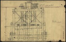 Informal Sketches of the Caisson use for constructing/inspecting the water intake for the Baltic Mining Company (3 of 5)