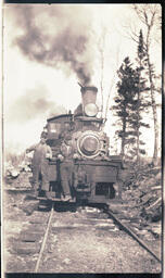 Two Men on Locomotive