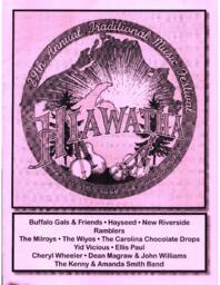 Hiawatha Music Festival Program, 2007