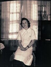 (134-001) Miss Turner in Nursing Uniform