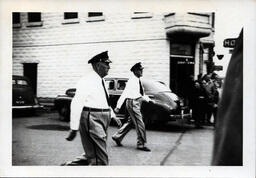 Police Officers Walking on Street