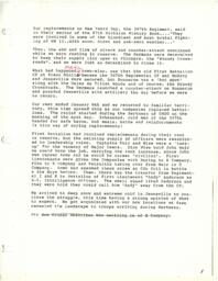 Charles Foreman World War II Memoir Drafts (Part 1 of 3)