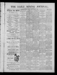 The Daily Mining Journal, 1885-12-24