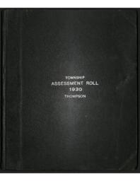 Thompson Township Assessment Roll, 1930