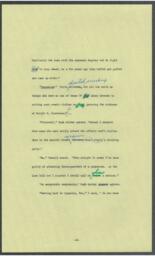 (Box 74-12) People versus Kirk Rewrite Typed Draft with Corrections Chapters 13-24, 1972 (2 of 2)