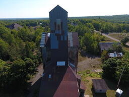 Drone's Eye View of the Champion Mine #4 Shaft House, 2018-09-03 (15 of 65)