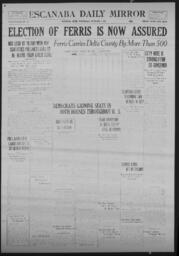 Escanaba Daily Mirror, 1922-11-08