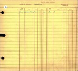 Copper Range Company Transfer Ledger 1929-1950, #024 Expenses D