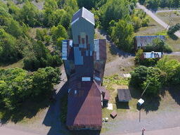 Drone's Eye View of the Champion Mine #4 Shaft House, 2018-09-03 (16 of 65)