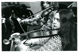 Closeup of Violinist Playing (Part of the NMU Historic Photographs Collection)