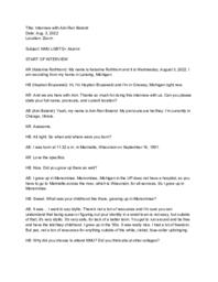 Aim Beland Interview Transcript