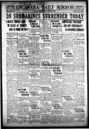 Escanaba Daily Mirror, 1918-11-20