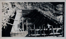 View of the Victoria Dam Powerhouse Formwork Looking North