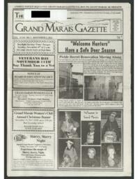 Grand Marais Gazette, 2011-11-03