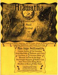 Hiawatha Music Festival Program, 2000