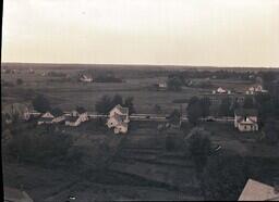 (017-002) Aerial View of Ontonagon from Top of Water Tower 2 of 3