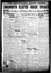 The Escanaba Daily Press, 1925-12-08